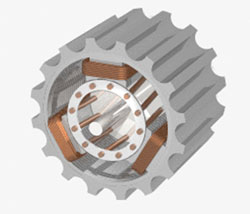 Stator / Rotor electro-magnetic field interaction